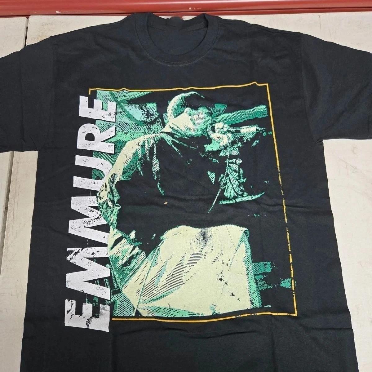 Винтажная футболка Emmure Band On Tour Emmure Хлопок Черный S-5XL SN449 Унисекс S