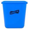 Recycle Wastebasket 28.5 Quart Indoor Outdoor Rectangular Plastic Garbage Can Deskside Low-Profile Waste Bin Eco-Friendly