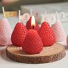 4/6/9PCS Strawberry Shaped Scented Candles Gift Box Handmade Realistic Fruit Scented Aromatherapy Mini Candles Home Decor Gifts