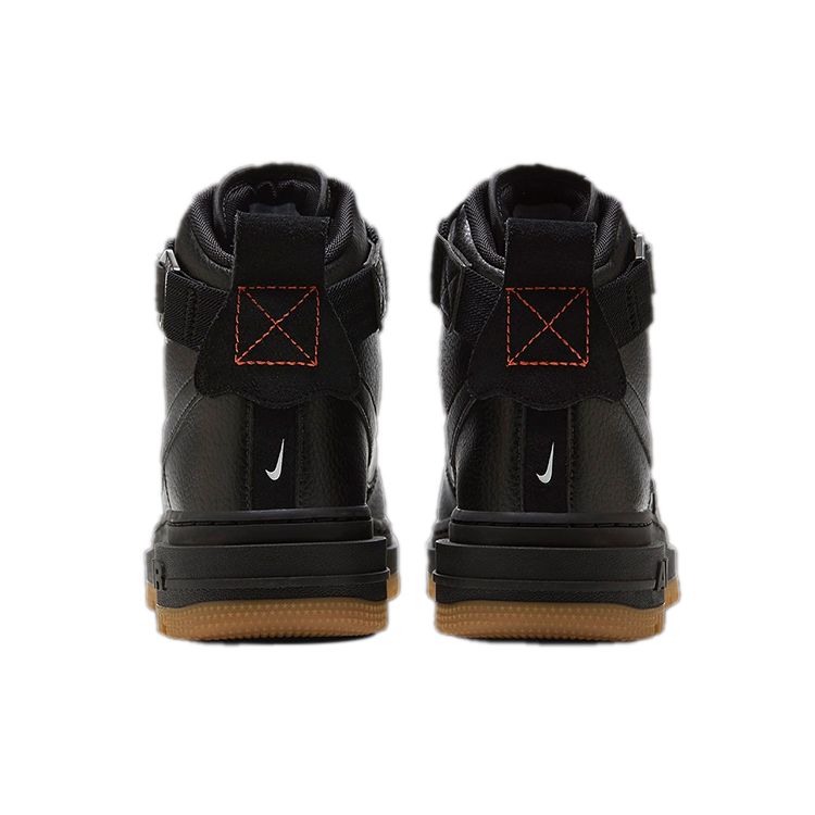 Nike Air Force 1 High Utility 2.0 Women Black Orange Gum Medium Brown Summit White DC3584-001