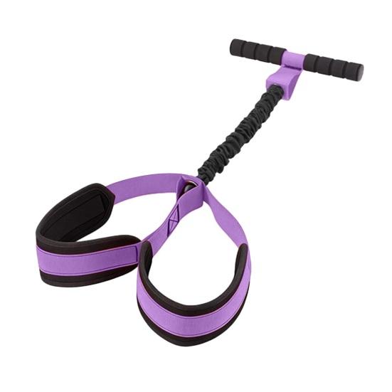 Pedal Resistance Band with Handle Yoga Sit-up Exerciser Pull Rope Men Women Abdomen Waist Arm Leg Core Training Workout Equipment
