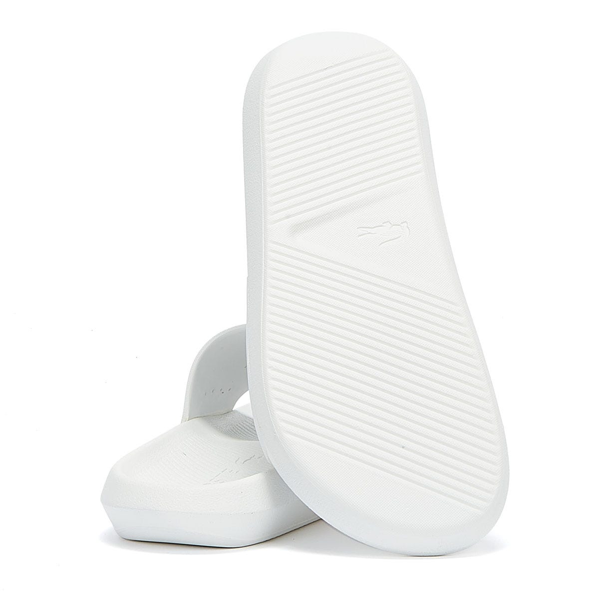 Buy Lacoste Croco 119 Womens White Pink Slides at affordable