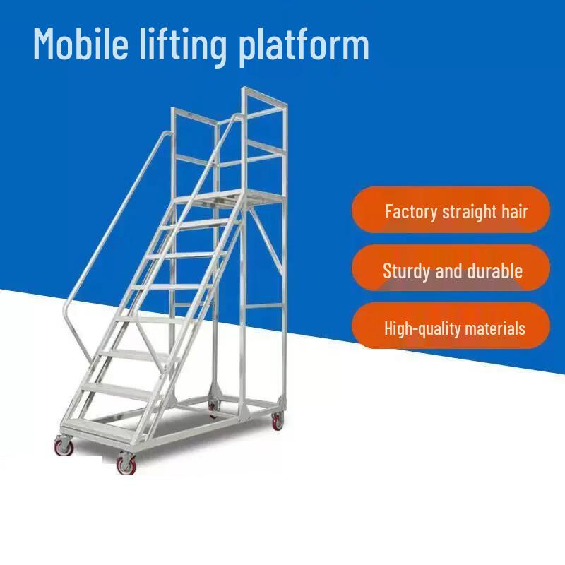 Mobile Detachable Step Ladder Cart