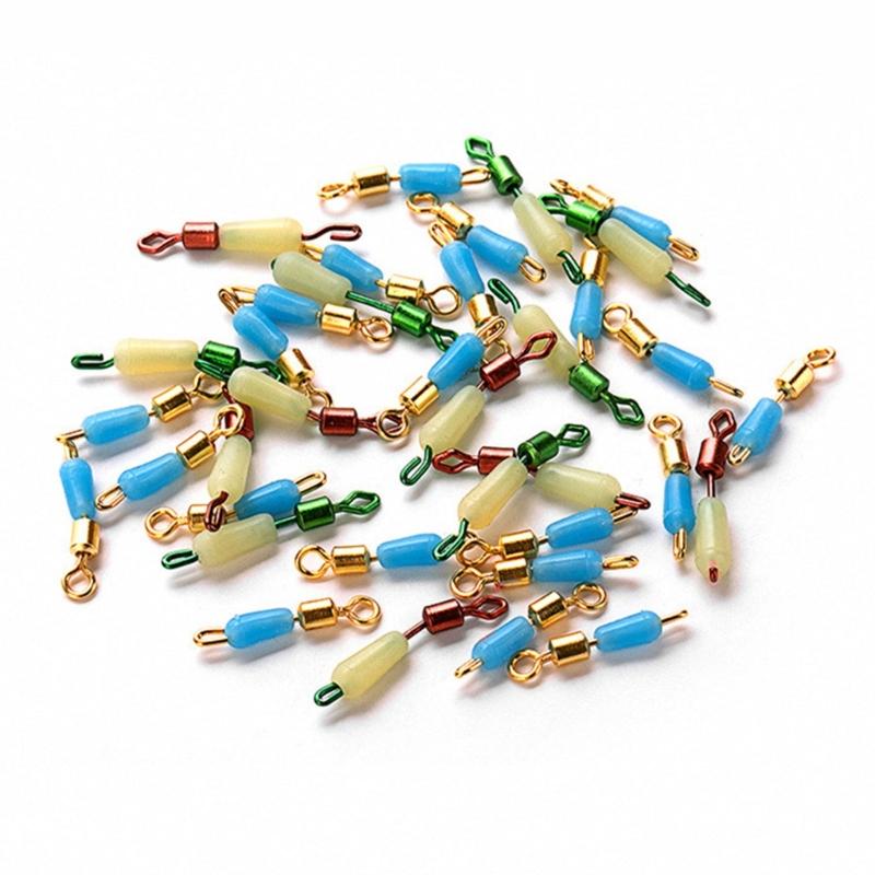 Fishing Barrels Swivels, High Strength Rolling Ball-Bearing Snaps Lures Connector Clips, Saltwater or Freshwater Fishing