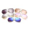 New Borderless Oval Form Sunglasses Women's Brand Designer Metal Sun Glasses Women Outdoor Travel Eyewear UV400