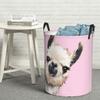 Laundry Collector Llama Alpaca Animal Foldable Laundry Basket Large Storage Children Washing Basket Home Organizer