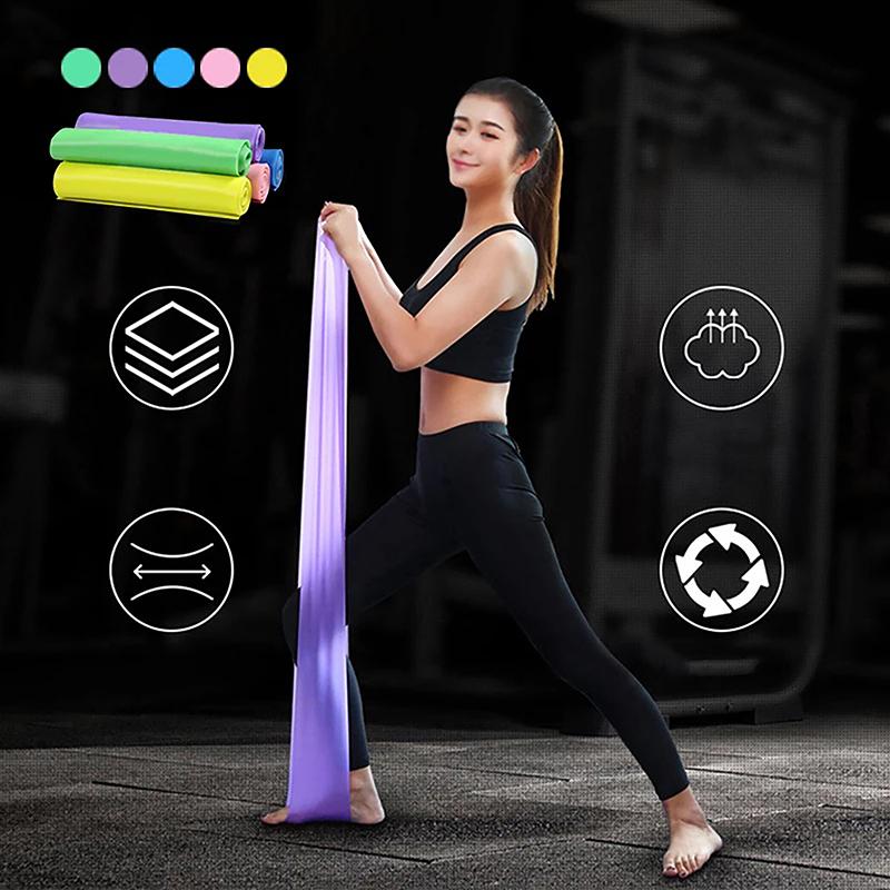 Yoga Physiotherapie Elastisches Band, Fitnessstudio Widerstandsband, Sport Dehntraining Seil, Pilates Dehnfolie