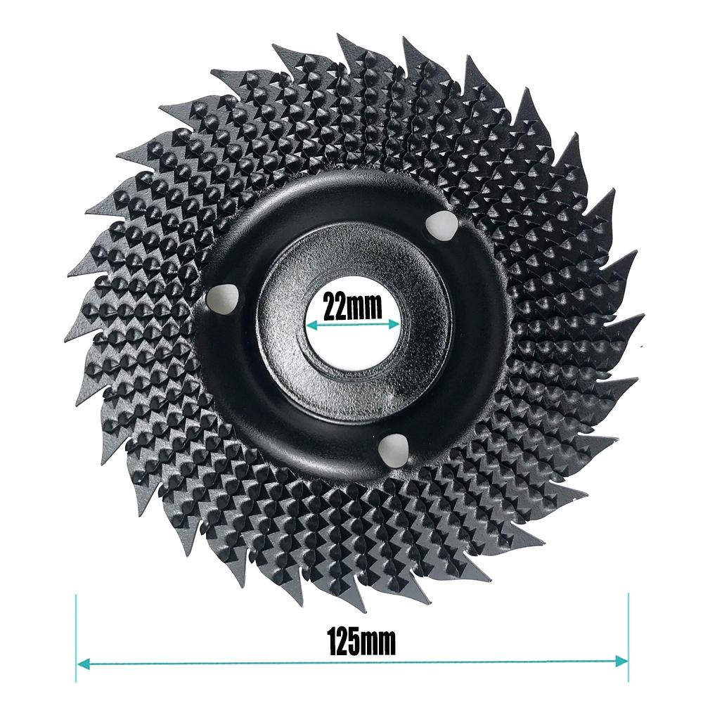 New Hot 22/125mm Grinding Disc of Angle Grinder For Wood Polished Sharpening Fit Angle Grinder 125