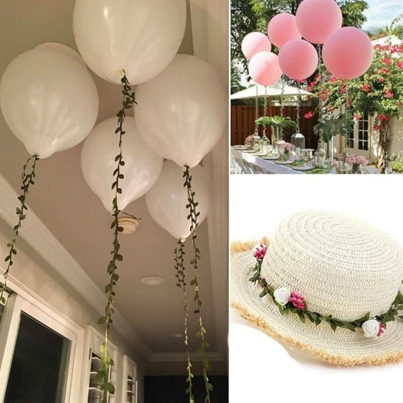 10/20/40Meter Artificial Vines,Eucalyptus Leaf Garland Fake Hanging Plants Green Leaves Ribbon DIY Wreath Gift Scrapbooking Wedd