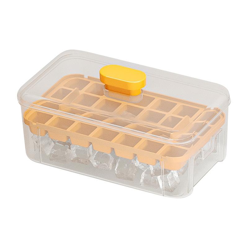 Press Ice Mold Ice Lattice Food Grade Ice Box Refrigerator Frozen Ice Block Magic Home Homemade Ice Storage Box