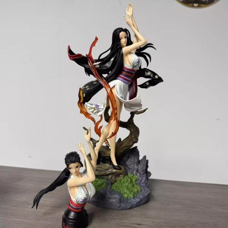New 38cm One Piece Anime Figures Nico Robin Figure 2 Heads Action Figurine Collect Desk Decoration Ornament Birthday Toys Gifts