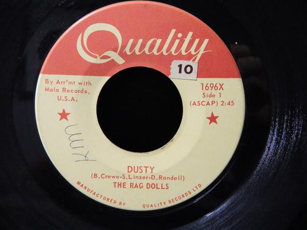 

7inch Record RAG DOLLS - Dusty / Hey, Hoagy 1696X Quality 1964 Canada Pop Used