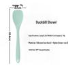 Silicone Full-Wrap Flat Head Spatula for Baking, Mixing, and Salad Serving.