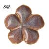 Artisanal Ceramic Condiment Dish Cherry Blossom Sauce Dish, Sushi Soy Dipping Bowl, Small Bowls Decorative Seasoning Appetizer Serving Plates