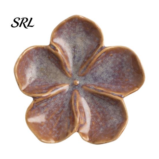 Artisanal Ceramic Condiment Dish Cherry Blossom Sauce Dish, Sushi Soy Dipping Bowl, Small Bowls Decorative Seasoning Appetizer Serving Plates