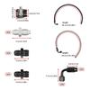 25inch 6AN Power Steering Hose Assembly For C10 Trucks Aluminum High Pressure Easy to Use Accessories