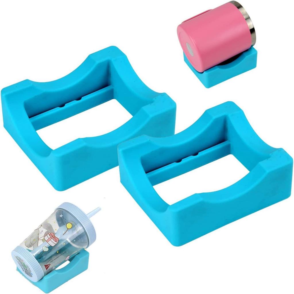 1Pc Mug Holder with Scraper, Anti-scalding Silicone Cup Holder