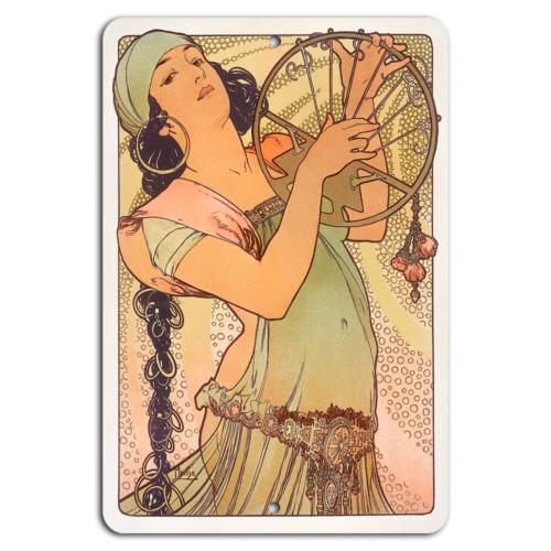 

Vintage Elegance Art Nouveau Muse with HoopAluminum 20x30cm（7.8x11.8inch）