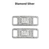 Combination AF1 Diamond Shoe Charms Fashion Laces Buckle Quality Metal Shoelaces Decorations Chapa Air Force 1 Shoes Accessories