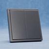 Commercial Electrical Wall Button Switch White Black Gold Grey Color New Design Big Rocker PC Panel Wall Light Switch