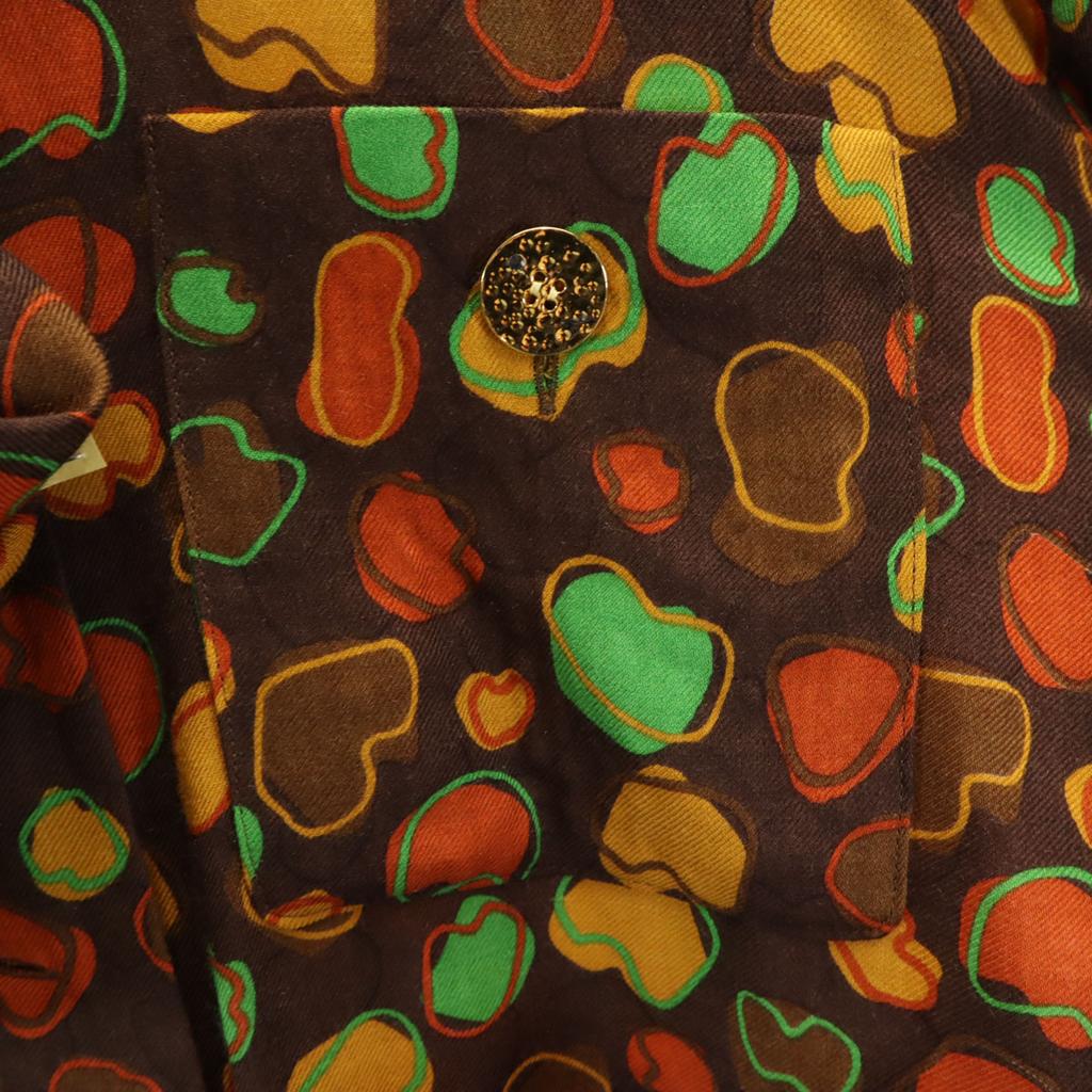 GIVENCHY 90s Silk Blend Old Long sleeve shirt 10 Brown Women Used