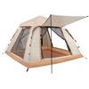 Aasnsn Tenda a Telaio per Campeggio Facile UV Piegatura Rapida Eccellente Ciliegio Disastro Montagna Borsa Portaoggetti Beige One-Touch 3-4 Persone, Tenda, Pop-Up