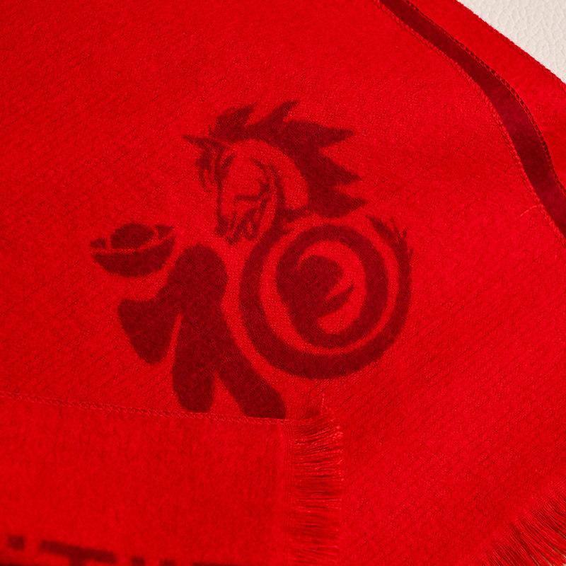Year of the sheep old man scarf grandma mother birthday gift red in the elderly man and woman gift box for elders in winter