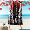 Toalla de Playa con Estampado de Samurái Japonés, Toalla Grande Suave de Secado Rápido para Playa, Camping, Natación