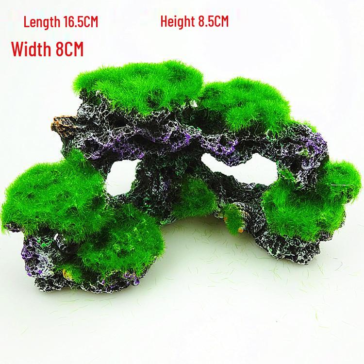 Aquarium Decoration: Simulated Moss Coral Reef and Underwater Stone Background Guangdong