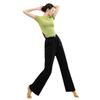 Spring & Autumn Loose High-Waist Wide-Leg Pants for Adult Female Modern Dance