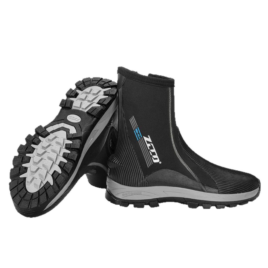 ZCCO 5mm Thickened Non-slip High-top Diving Boots for Snorkeling, Beach, and Fishing
