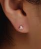 Helene Jewelry 14K Petite Cubic Gold Earrings