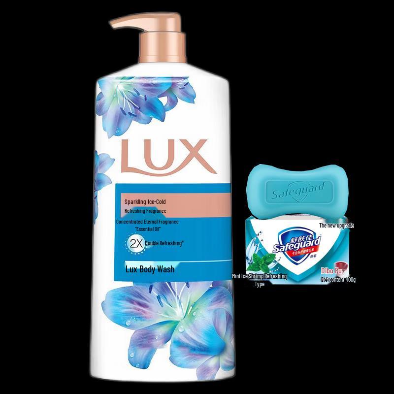 Lux Refreshing Shower Gel & Peppermint Soap Set