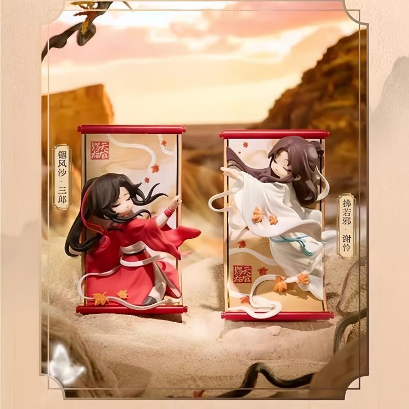 Echte Tian Guan Ci Fu Schriftrollen-Serie Blind Box Tgcf Hua Cheng Xie Lian Niedliche Anime-Peripherie Mystery Box Trend Weihnachtsgeschenke