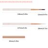 1/2PCS DIY UV Gel Extension Painting Supplies for Nail Design French Plaid Nail Art Brushes Set Line Grid Pattern Drawing Pen