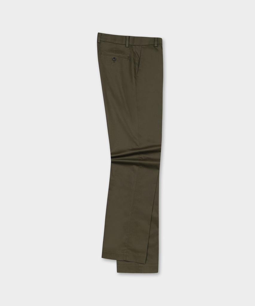 BROOKS BROTHERS Regular Fit Cotton Stretch Advantage Chino (Brown) (Bbpcmfz502)