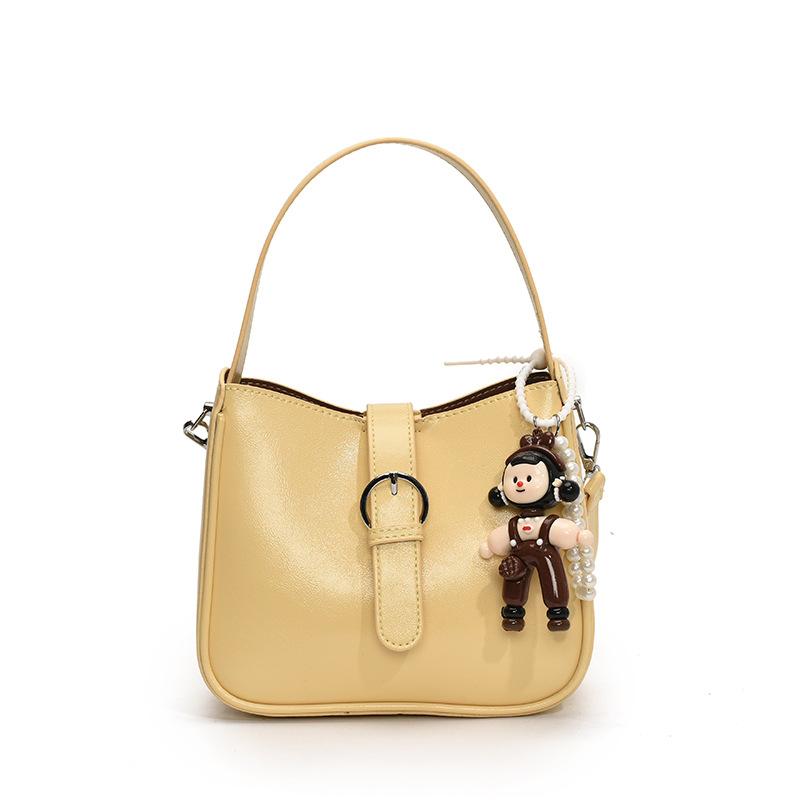 Simple and fashionable portable small square bag, new trend texture versatile solid color versatile mother and child bag women's bag