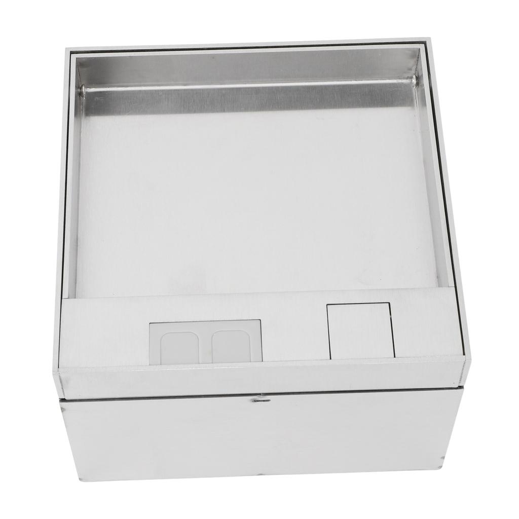 Recessed Flat Hidden Socket Kit Professional American Style Stainless Steel Waterproof Floor