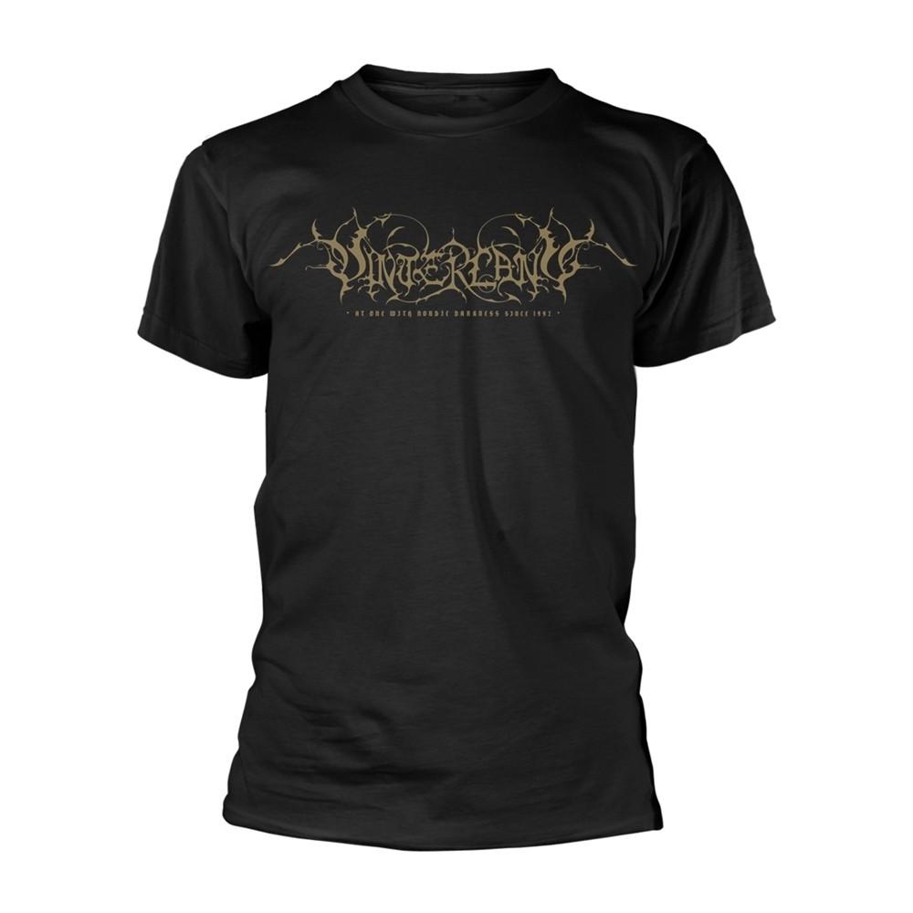 VINTERLAND - Camiseta Negra con Logo Talla Mediana