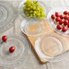 SIFAR Round Glass Fruit Plate