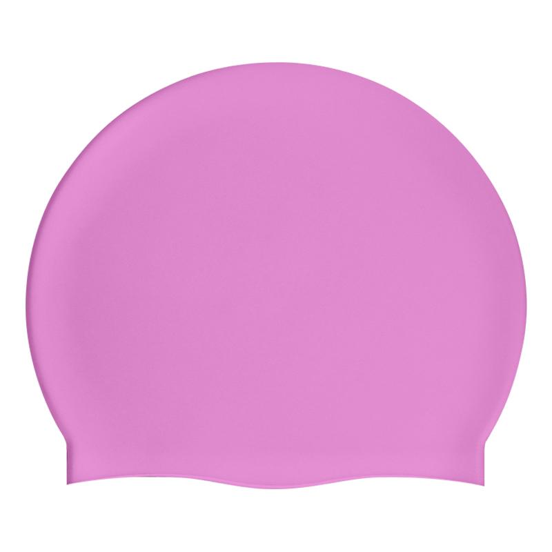 Custom Printed Adult Swim Cap New Style 100% Eco-Friendly Silicone Color Fading Resistant Swimming Cap
