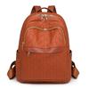 Vintage Backpack Large Capacity Multi-Function Shoulder Bag Women's Soft Leather Backpack