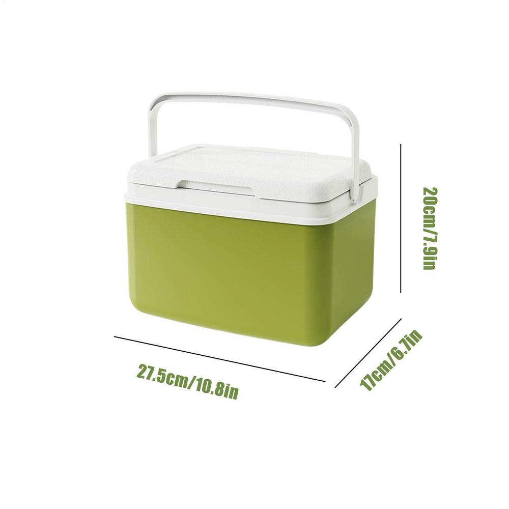 Ice Bucket Insulated Ice Retention Hard Cooler Large Capacity Lightweight Cooling Chest for Camping Hiking Walking Outdoor