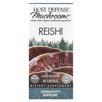 Mushrooms™, Reishi Mushroom, 60 Capsules (0.5G Per Capsule)