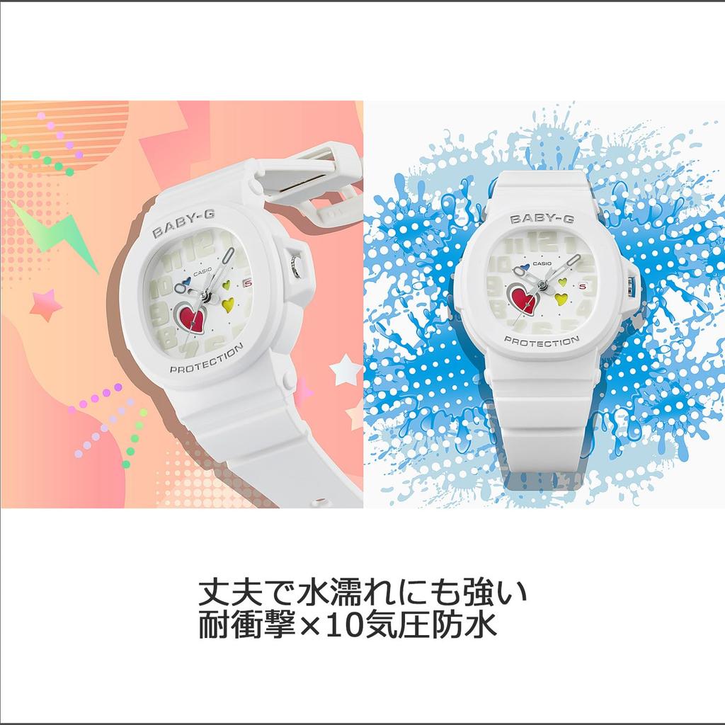 [Casio] Baby G PLAYFUL HEARTS SERIES BGA-10-7AJF Women's White