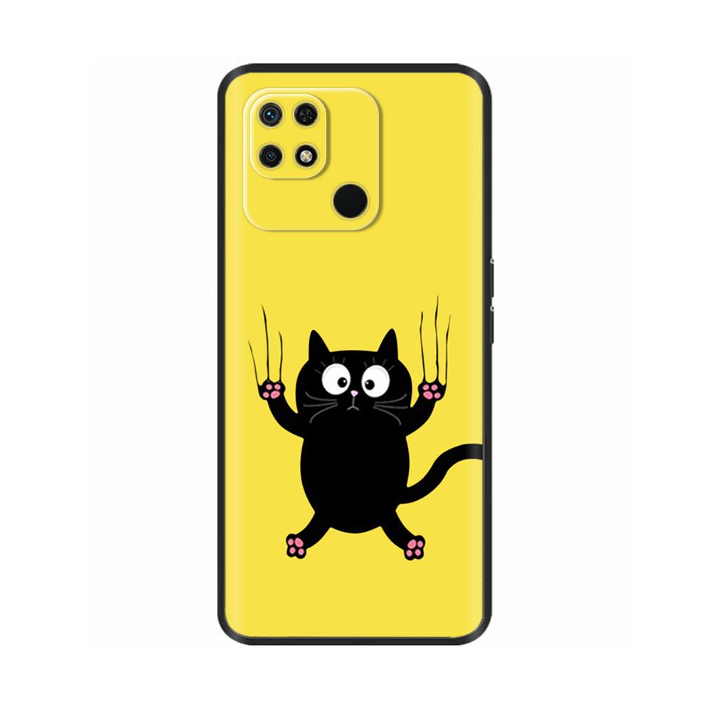 Cover For Xiaomi Redmi 10C Case For Redmi 10C Capas Phone Case Soft Black Silicone Bumper Back Case For Redmi 10C Fundas 6.71"