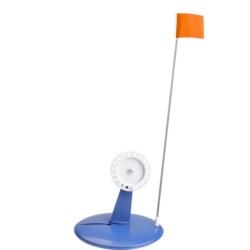 

{Summer2} Sturdy Ice Fishing Rod Tip-Up with Flag in Winter; Essential Portable Ice Fishing Accessories оранжевый