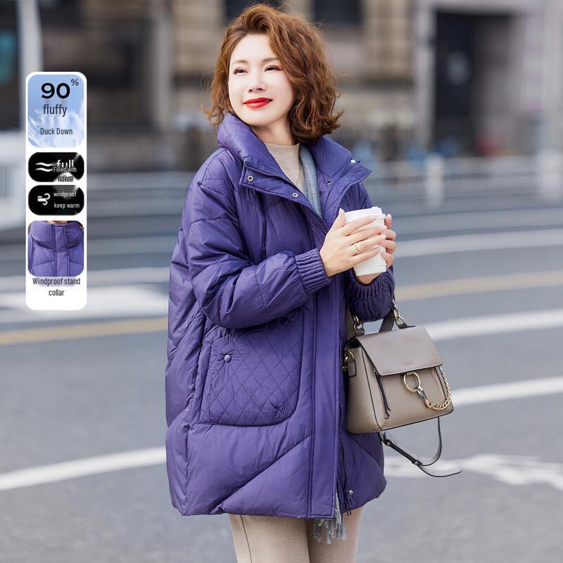 

JIANHU Women s Thickened Warm Winter Puffer Coat 4XL