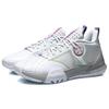 New LiNing 6 Throughout The Day Cushioning Anti Slip Wear Resistant Breathability Low Top Basketball Shoes White Gray ABPR019-3