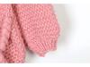 Women's European & American Style Lantern Sleeve Tassel Cardigan - Handmade, Thick, and Cozy for Fall & Winter